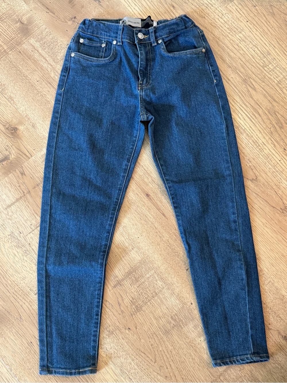 Levi’s SilverTab Mini Mom Girls 12 Reg High Rise Tapered Jeans Dark Wash